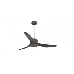 Modulo Regular Exterior - un ventilateur pour extérieur IP44, DC 127 cm Chocolat pales abs noir sans Lumière 20 à 30 m²