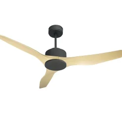 Modulo Regular Exterior -un ventilateur pour extérieur IP44 DC 127 cm Gris basalte pales abs marron sans Lumière 20 à 30 m²