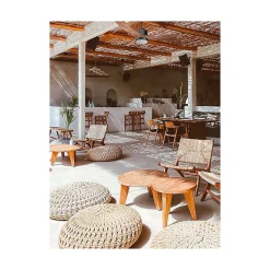 Modulo Regular Exterior-un ventilateur pour extérieur IP44, DC 132 cm Gris basalte pales abs marron Lumière dimmable 20 à 35 m²