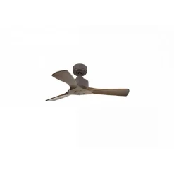 Modulo Slim de Klassfan - Ventilateur de plafond et destratificateur moteur DC chocolat et bois sombre 10 à 20 m²