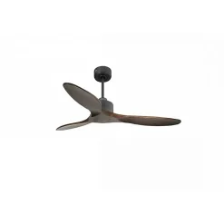 Modulo Slim de Klassfan - Ventilateur de plafond et destratificateur moteur DC basalte et bois sombre 25 à 40 m²
