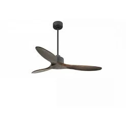 Modulo Slim de Klassfan - Ventilateur de plafond et destratificateur moteur DC basalte et bois sombre 25 à 40 m²
