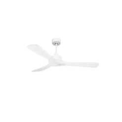 Modulo Slim de Klassfan - Ventilateur de plafond et destratificateur moteur DC blanc et pales bois blanc 25 à 40 m²
