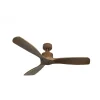 Modulo Slim de Klassfan - Ventilateur de plafond et destratificateur moteur DC marron et pales bois sombre 25 à 40 m²