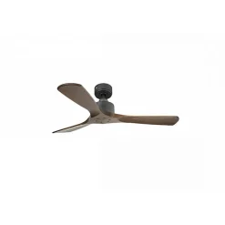Modulo Slim de Klassfan - Ventilateur de plafond et destratificateur moteur DC basalte et bois sombre 25 à 40 m²