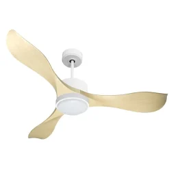 Modulo super déstratificateur d'air avec Lumière blanc et couleur bois clair idéal de 25 à 40 m²