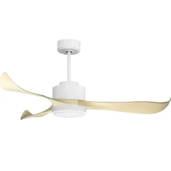 Modulo super déstratificateur d'air avec Lumière blanc et couleur bois clair idéal de 25 à 40 m²