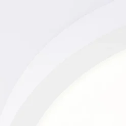 NAVARA Plafonnier blanc LED intégrée 18W plastique ampoule incluse