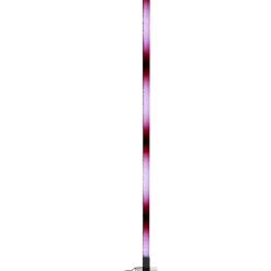 NEELE Lampadaire noir LED intégrée 6,5W - 125lm/ICRGB/détecteur de musique/dimmable/télécommande - plastique - ampoule incluse