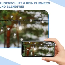 NETTLIFE Ampoules LED Ampoules LED E14 ampoules vintage T22 2W E14, 2 pièces, blanc froid, 6000K