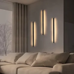 NETTLIFE Applique murale led intérieur - Moderne 80CM 27W couloir up down blanc chaud lampe de couloir lampe