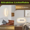 NETTLIFE Applique murale LED d'intérieur - Lampe d'escalier 12W 41cm Lampe de couloir blanche Design moderne 3000K