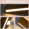 NETTLIFE Applique murale LED intérieure - 32CM Bois Moderne Lampe de couloir Up et Down 11W 3000K Blanc Chaud