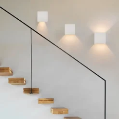 NETTLIFE Applique Murale LED Int Ext, Blanc Chaud IP65, pour Maison, Chambre, Couloir, Cage d Escalier