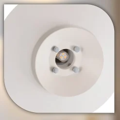 NETTLIFE Applique murale intérieur pour chambre à coucher - Design en métal blanc, créative lampe de couloir G9 Sans ampoule