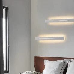 NETTLIFE Applique murale LED Intérieur - Lampe de couloir Moderne 60CM Lampe de salon 20W Lampe de couloir Chambr Blanc