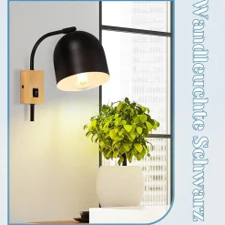 NETTLIFE Applique murale LED extérieure 5W IP65, noir, blanc chaud