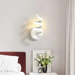 NETTLIFE Applique murale LED d'intérieur moderne 7 W pour escalier Blanc chaud 3000 K