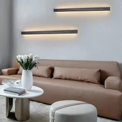 NETTLIFE Applique murale LED intérieure 3000K blanc chaud, noir, 6W