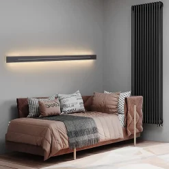 NETTLIFE Applique murale LED intérieure 3000K blanc chaud, noir, 6W