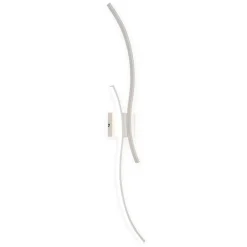 NETTLIFE Applique murale LED d'intérieur - 14W lampe de couloir 100CM lampe d'escalier blanche design vague moderne 3000K