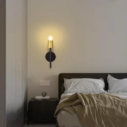 NETTLIFE Applique Murale Intérieur Vintage E27 Industriel 1 Ampoule Noir Rétro Métal 2 Pièces