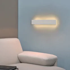 NETTLIFE applique murale LED intérieur 30CM applique moderne blanc chaud 8W éclairage mural