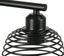 NETTLIFE Lampadaire Salon Vintage - e27 3 flammes 25W noir industriel Lampe sur pied 152CM avc interrupteur à pied