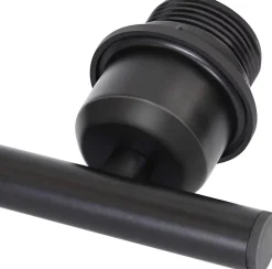 NETTLIFE Lampe à suspension noire rétro E27 métal industriel