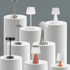 Nettlife lampe de chevet sans fil à led, tactile, à intensité variable, rechargeable par usb, blanche, 3 600 mah.