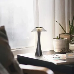 Nettlife Lampe de table LED rechargeable, USB, portable, intensité variable, ambiance, pour chambre