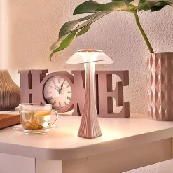 NETTLIFE Lampe de table LED tactile dimmable avec batterie lampe de chevet diurne avec USB