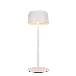 Nettlife lampe de table led sans fil, lampe de chevet à réglage continu avec batterie