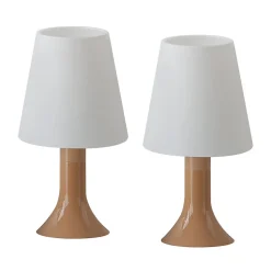 Nettlife lampe de table salon lampe de chevet avec câble lampe de table lot de 2 petites lampes e14 lampes de table modernes
