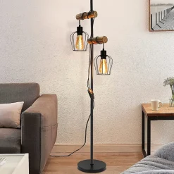 NETTLIFE LED applique intérieure 5W, noir, blanc chaud 3000K, réglable