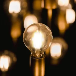 NETTLIFE Lot de 6 ampoule E27 LED Filament : G45 Vintage ampoule Edison Retro ampoule blanc chaud 2700K Bulbs 4W