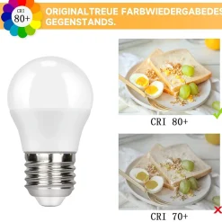 NETTLIFE Lot de 6 ampoules LED E27 blanc chaud 5 W 3000 K, ampoule blanche chaude, lampe à économie d'énergie