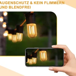 NETTLIFE Lot de 2 ampoules LED E14 T22 vintage 2 W rétro 2700 K Blanc chaud Lampe à économie d'énergie Douille E14 non variable