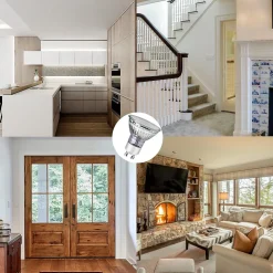 NETTLIFE Lot de 10 ampoules halogènes GU10 LED blanc chaud 4 W 40 W, lampe à économie d'énergie 3000 K