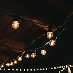 NETTLIFE Lot de 6 ampoules LED E14 vintage Edison - ampoules à filament blanc chaud G45 2700K 4W en verre de haute qualité