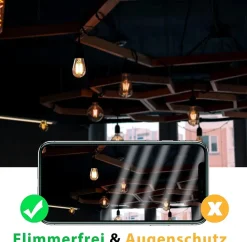 NETTLIFE Lot de 10 ampoules LED E14 ST25 blanc 2700K chaud ampoules 4W de remplacement pour lampe vintage 40W