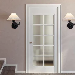 NETTLIFE Lot de 2 appliques vintage E27, rétro, orientable, max 40W, blanc