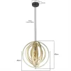 NETTLIFE Lustre en bois blanc, suspension Vinatge E27, style maison de campagne