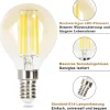 NETTLIFE Pack de 6 Ampoules LED E14 lampe vintage - G45 Rétro 2700K 4W blanc chaud