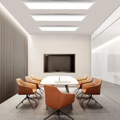 NETTLIFE Panneau LED 120x30 dimmable avec télécommande 40W