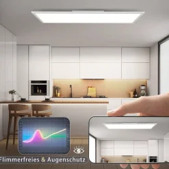 NETTLIFE Panneau LED 120x30 dimmable avec télécommande 40W