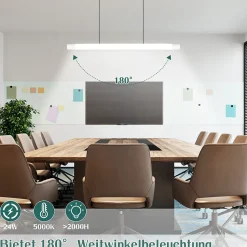 NETTLIFE Plafonnier LED anti-humidité 90CM - Plafonnier tube LED 24W 3000LM Lampe de cave IP65 étanche 5000K