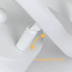 NETTLIFE Plafonnier LED Blanche Moderne 3000K Blanc Chaud Couloir 19W Petite Lampe de Chambre Design Géométrie pour Salon Cuisine