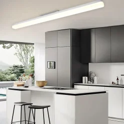 NETTLIFE Plafonnier LED blanc 4000K 36W 90CM lampe de lumière du jour : lampe pour salon chambre salle à manger balcon couloir