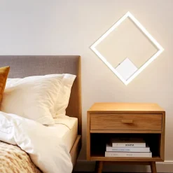 NETTLIFE plafonnier LED blanc 12W moderne 3000K blanc chaud